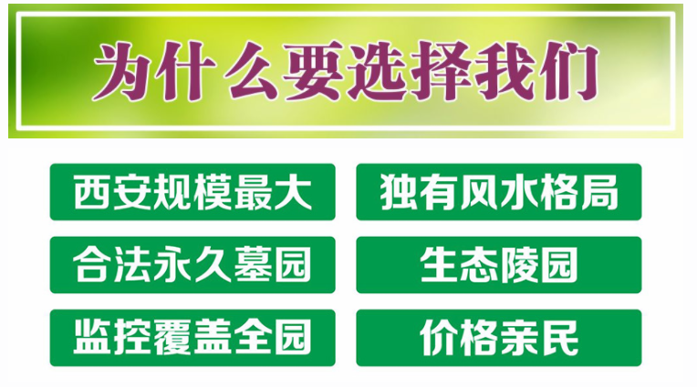 西安壽陽山墓園全程陪同解答，根據(jù)客戶需求制